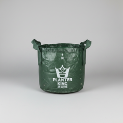 Planter King® 25L Planter Bag with Handles – Green HDPE Plant Bag (34 × 28 cm)