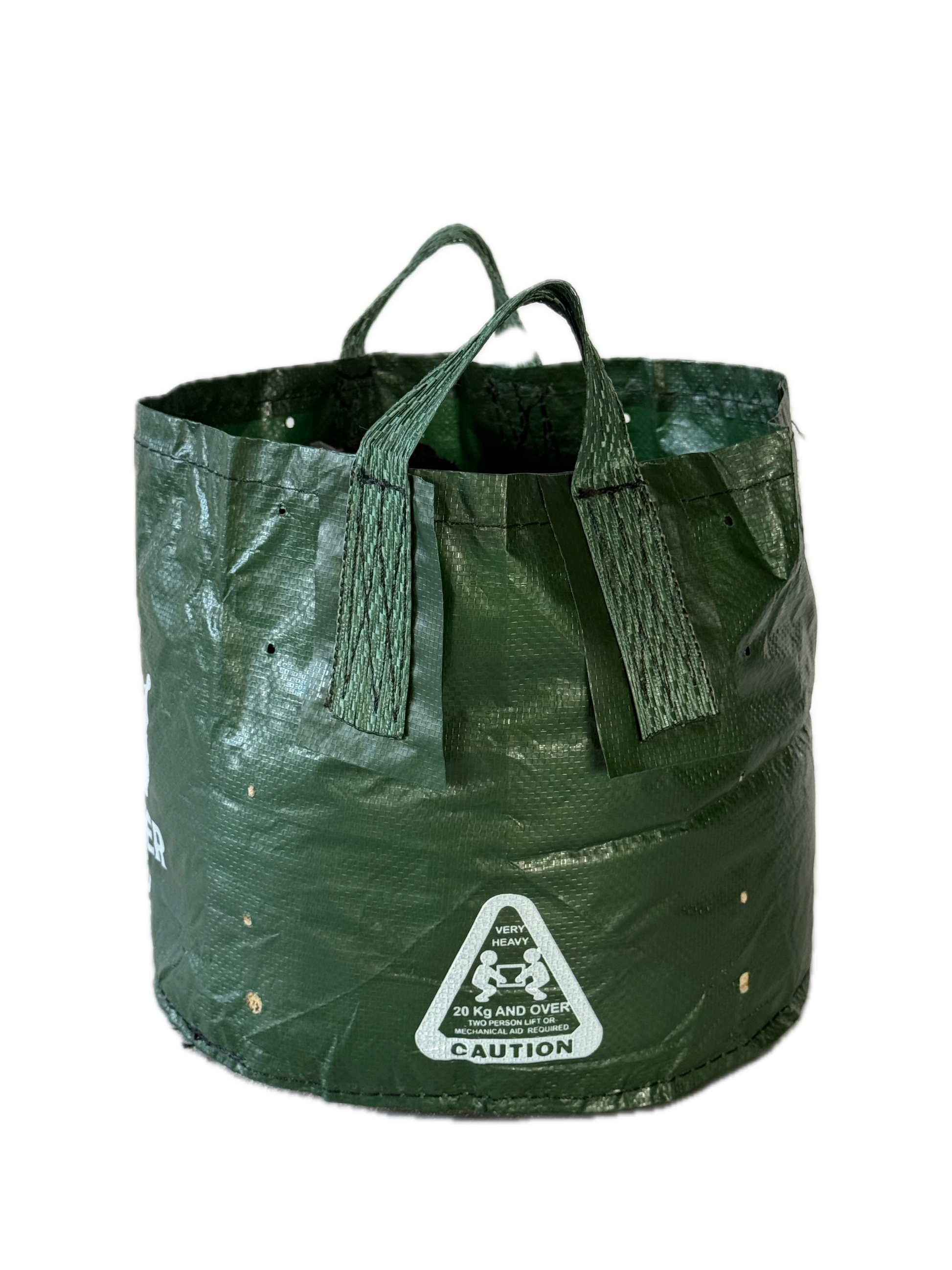 Planter King® 25L Planter Bag with Handles – Green HDPE Plant Bag (34 × 28 cm)