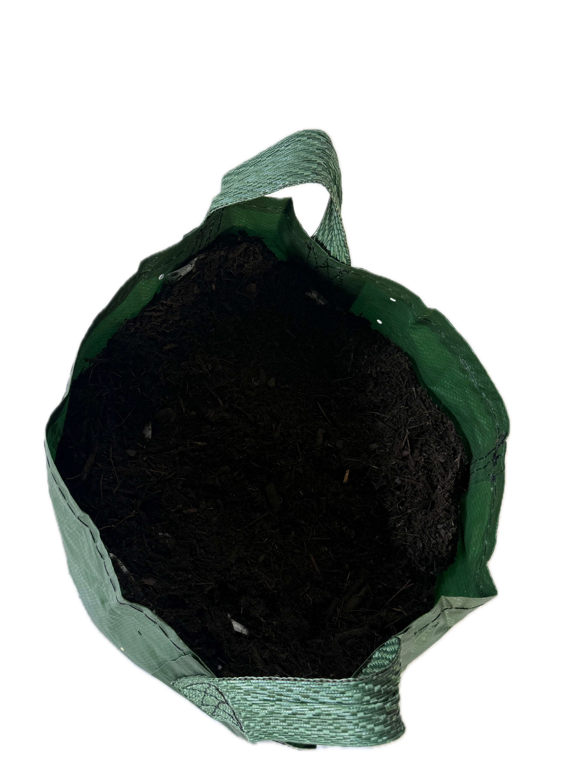 Planter King® 25L Planter Bag with Handles – Green HDPE Plant Bag (34 × 28 cm)