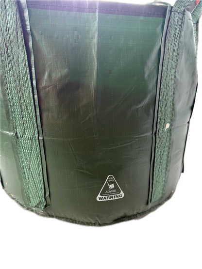 Planter King® 100L Planter Bag with Long Handles, Green HDPE Garden Grow Bag (80 x 60 cm)