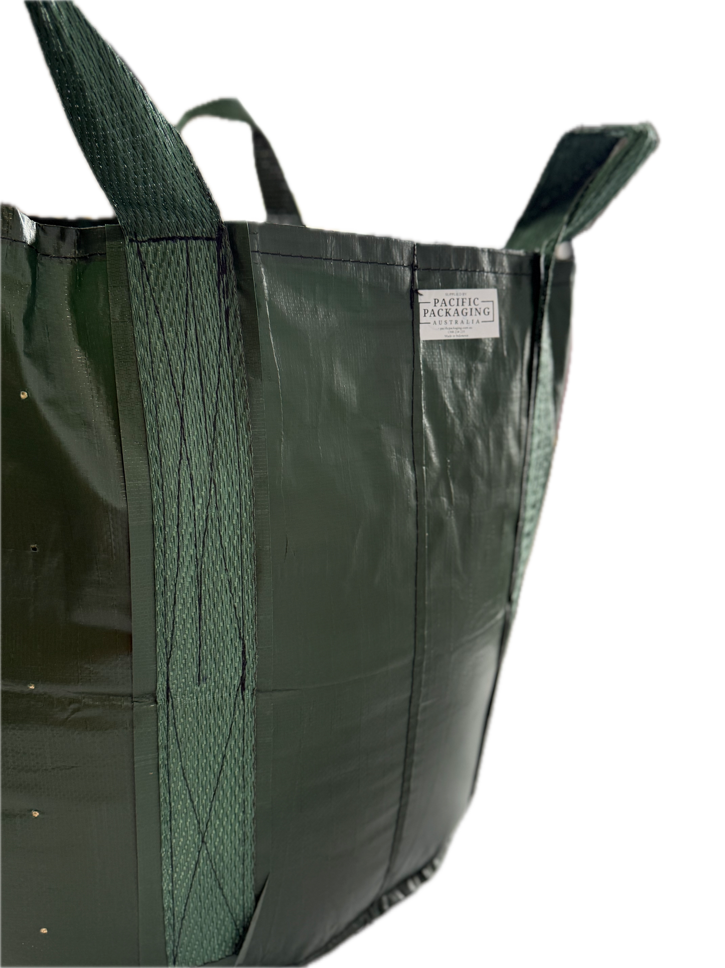 Planter King® 100L Planter Bag with Long Handles, Green HDPE Garden Grow Bag (80 x 60 cm)