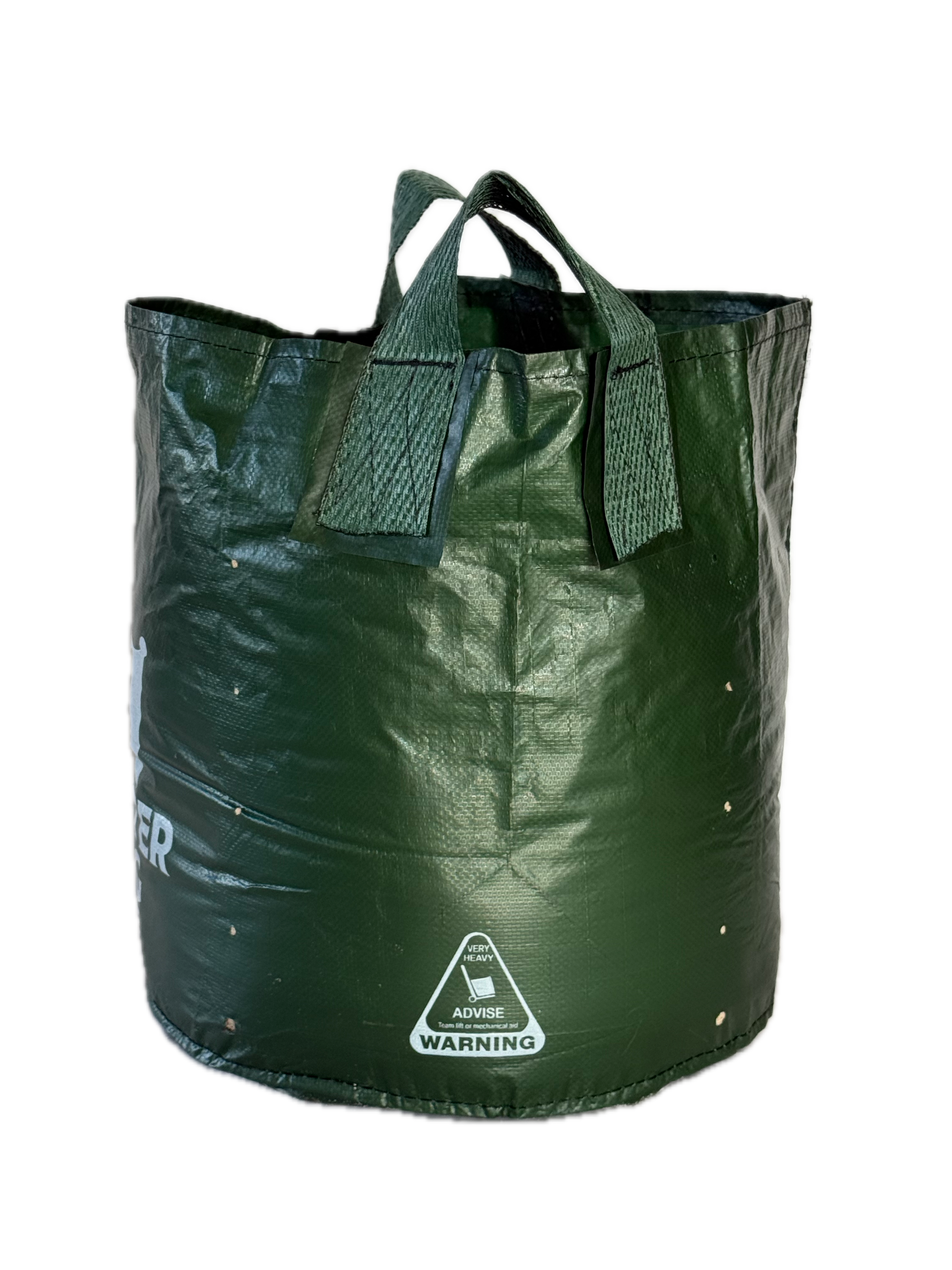 Planter King® 35L Planter Bag with Handles, Green HDPE Plant Bag (37 × 33 cm)
