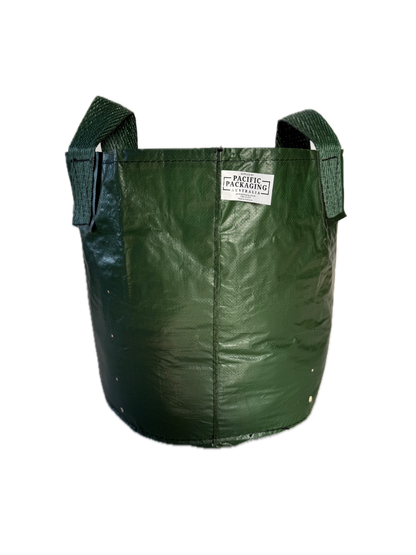 Planter King® 35L Planter Bag with Handles, Green HDPE Plant Bag (37 × 33 cm)
