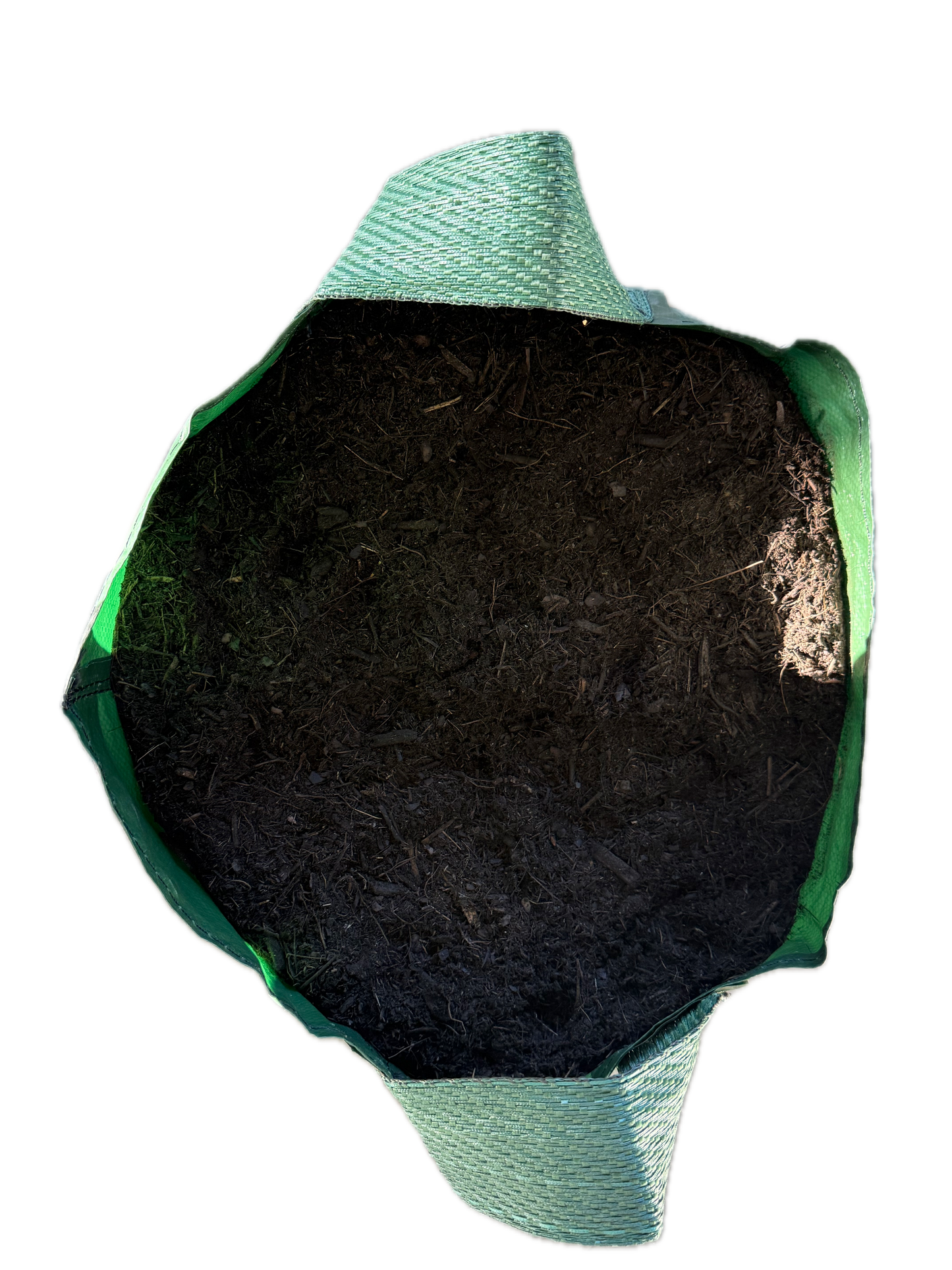Planter King® 35L Planter Bag with Handles, Green HDPE Plant Bag (37 × 33 cm)