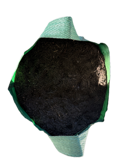 Planter King® 35L Planter Bag with Handles, Green HDPE Plant Bag (37 × 33 cm)