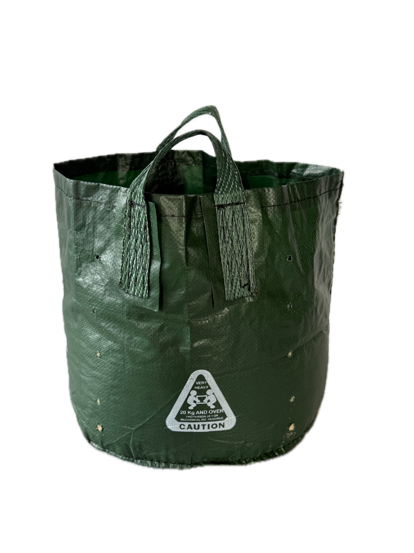 Planter King® 35L Planter Bag with Handles, Green HDPE Plant Bag (37 × 33 cm)