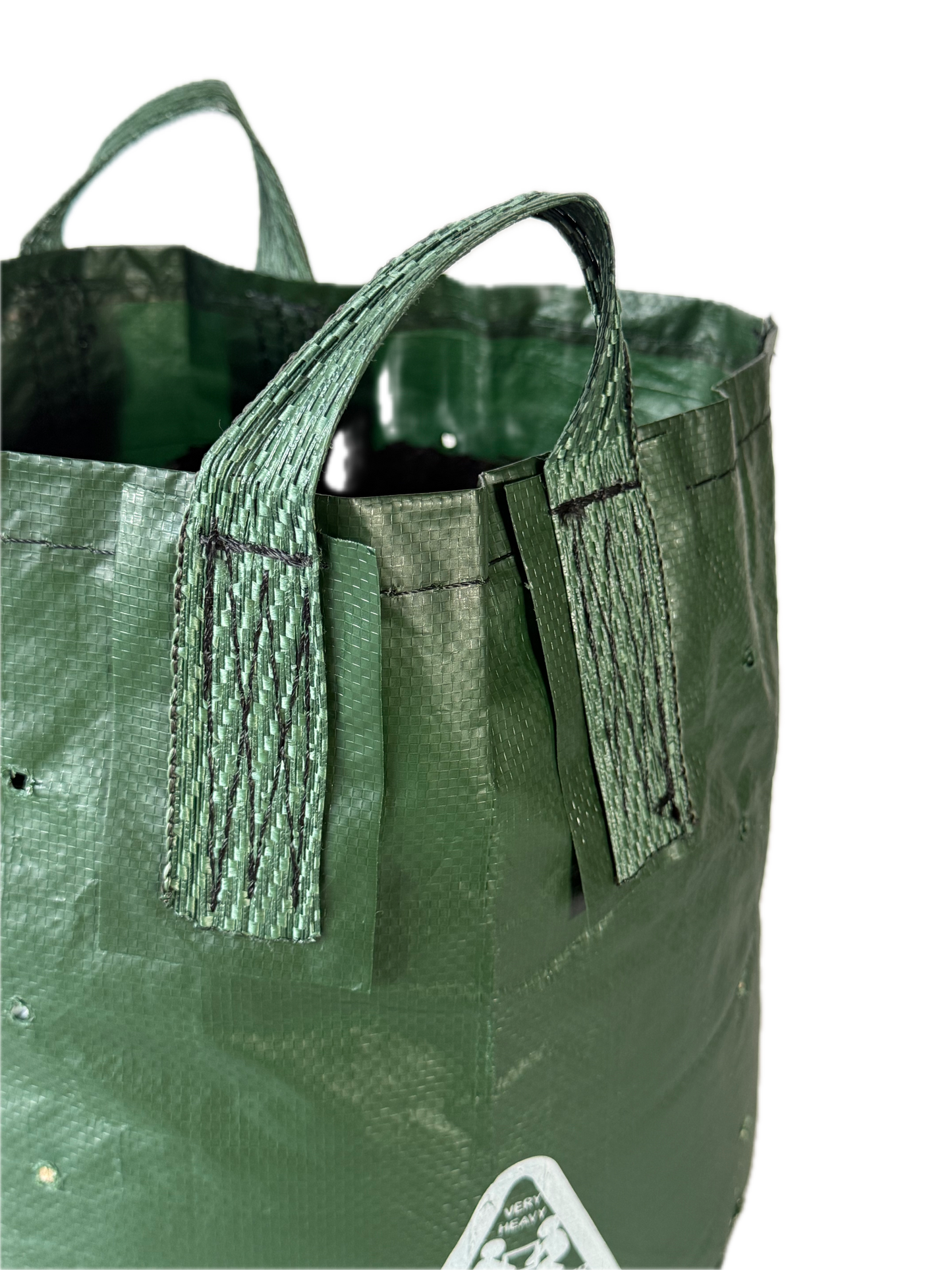 Planter King® 35L Planter Bag with Handles, Green HDPE Plant Bag (37 × 33 cm)