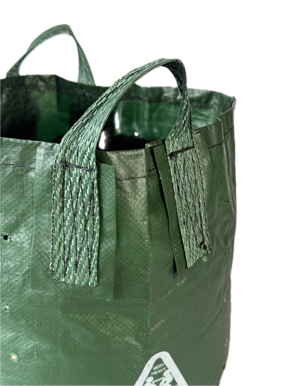 Planter King® 35L Planter Bag with Handles, Green HDPE Plant Bag (37 × 33 cm)