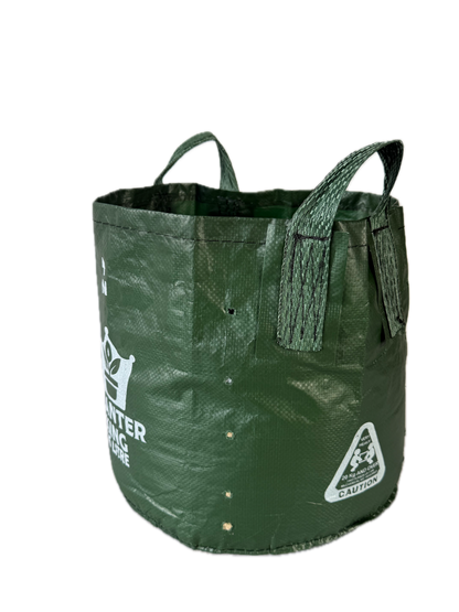 Planter King® 35L Planter Bag with Handles, Green HDPE Plant Bag (37 × 33 cm)