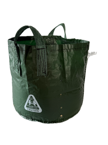 Planter King® 35L Planter Bag with Handles, Green HDPE Plant Bag (37 × 33 cm)