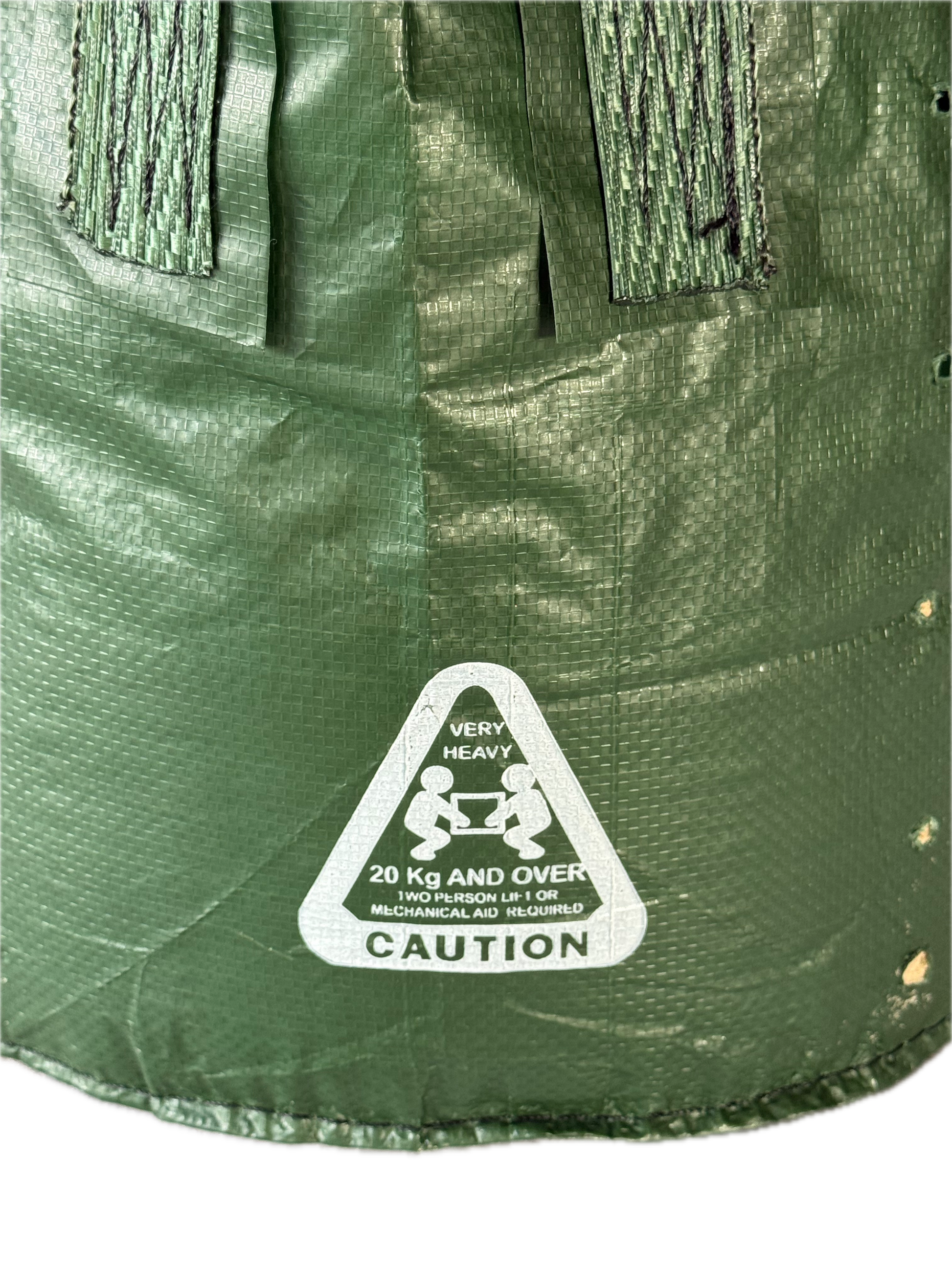 Planter King® 35L Planter Bag with Handles, Green HDPE Plant Bag (37 × 33 cm)