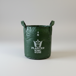 Planter King® 45L Planter Bag with Handles, Green HDPE Plant Bag (38 x 40 cm)