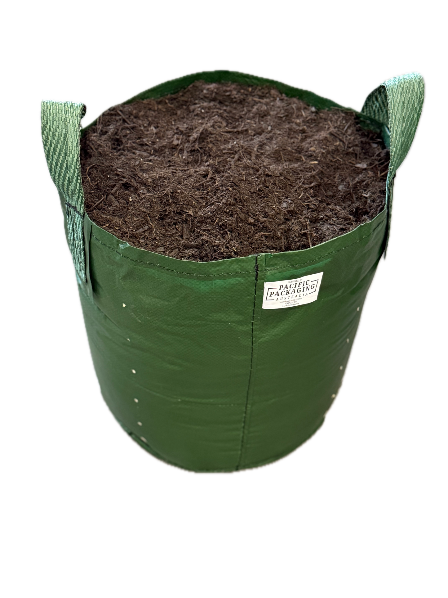Planter King® 45L Planter Bag with Handles, Green HDPE Plant Bag (38 x 40 cm)
