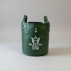 Planter King® 75L Planter Bag with Handles, Green HDPE Plant Bag (46 x 46 cm)
