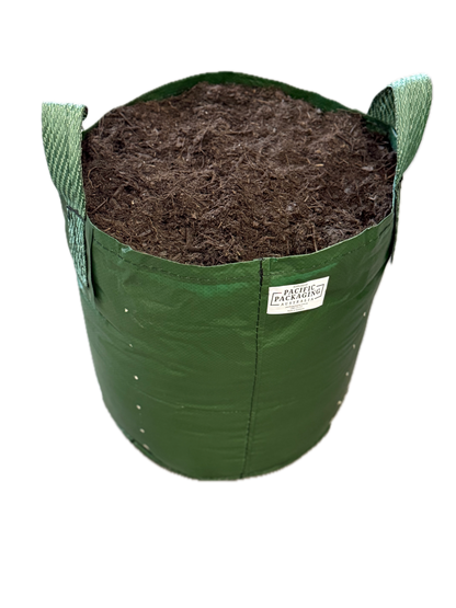 Planter King® 75L Planter Bag with Handles, Green HDPE Plant Bag (46 x 46 cm)