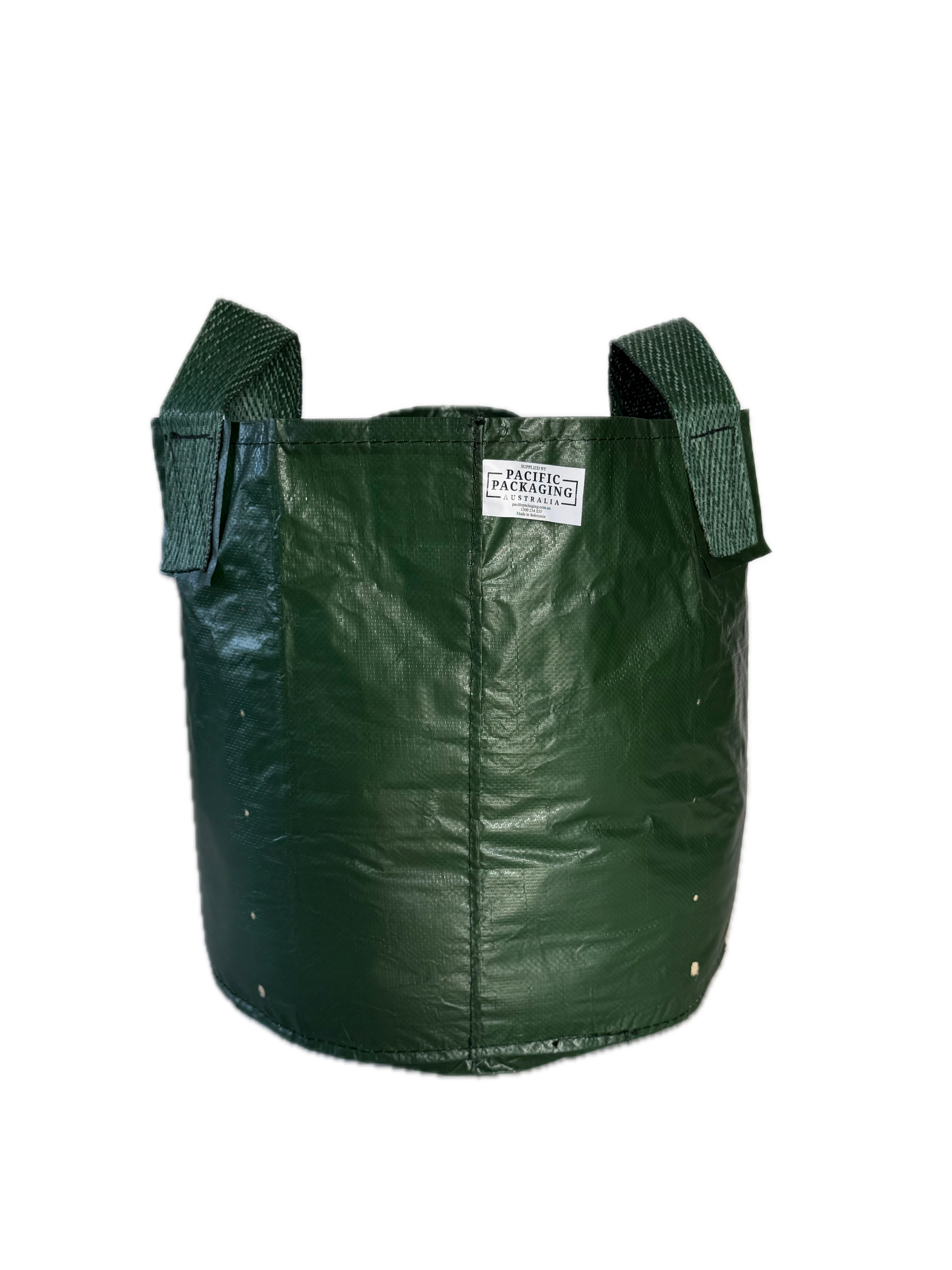 Planter King® 75L Planter Bag with Handles, Green HDPE Plant Bag (46 x 46 cm)