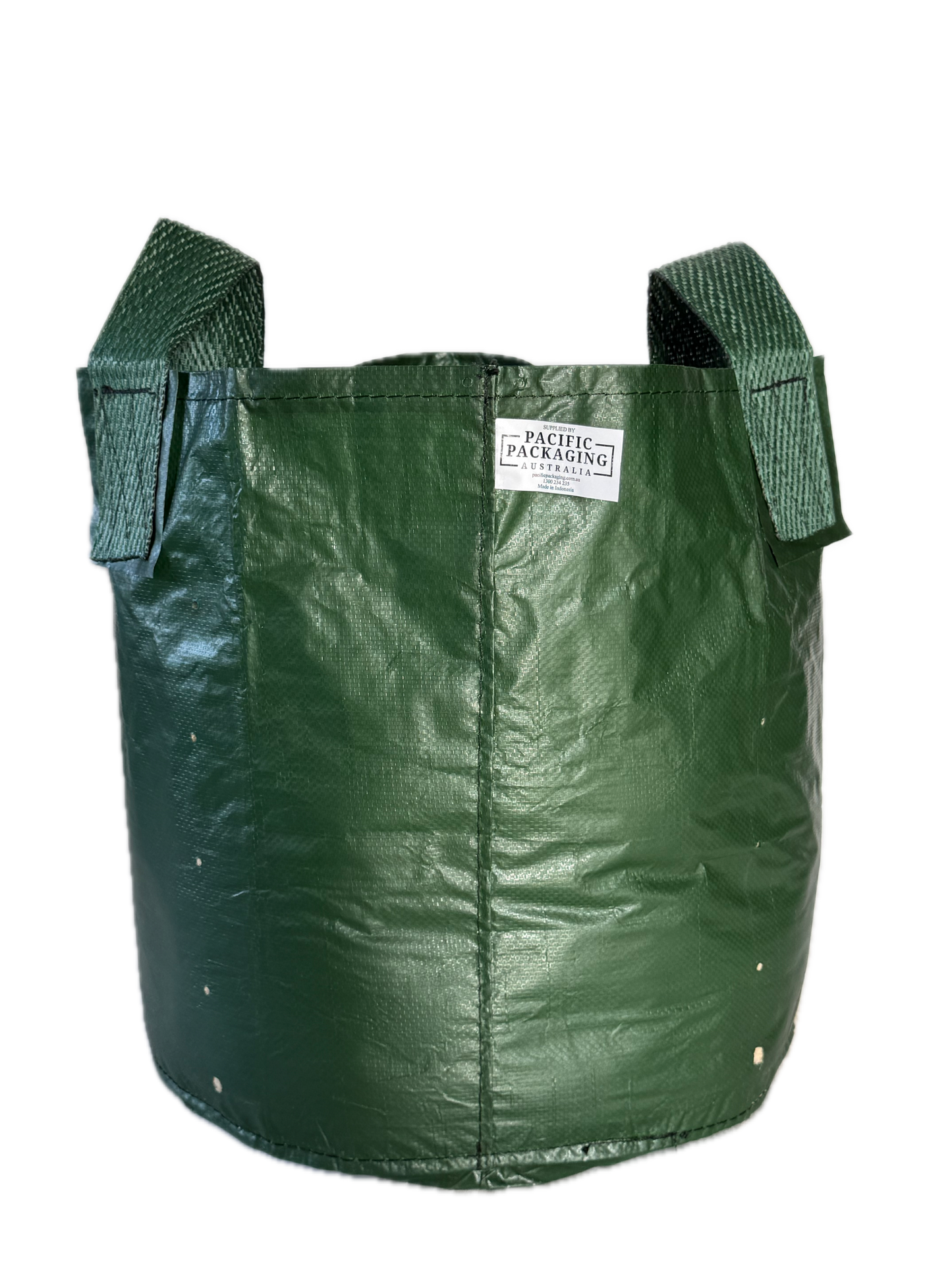 Planter King® 75L Planter Bag with Handles, Green HDPE Plant Bag (46 x 46 cm)
