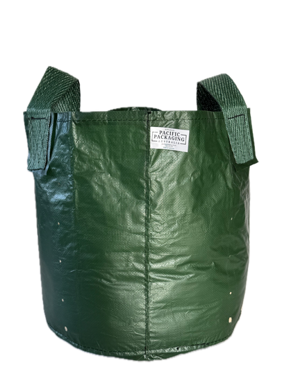 Planter King® 75L Planter Bag with Handles, Green HDPE Plant Bag (46 x 46 cm)