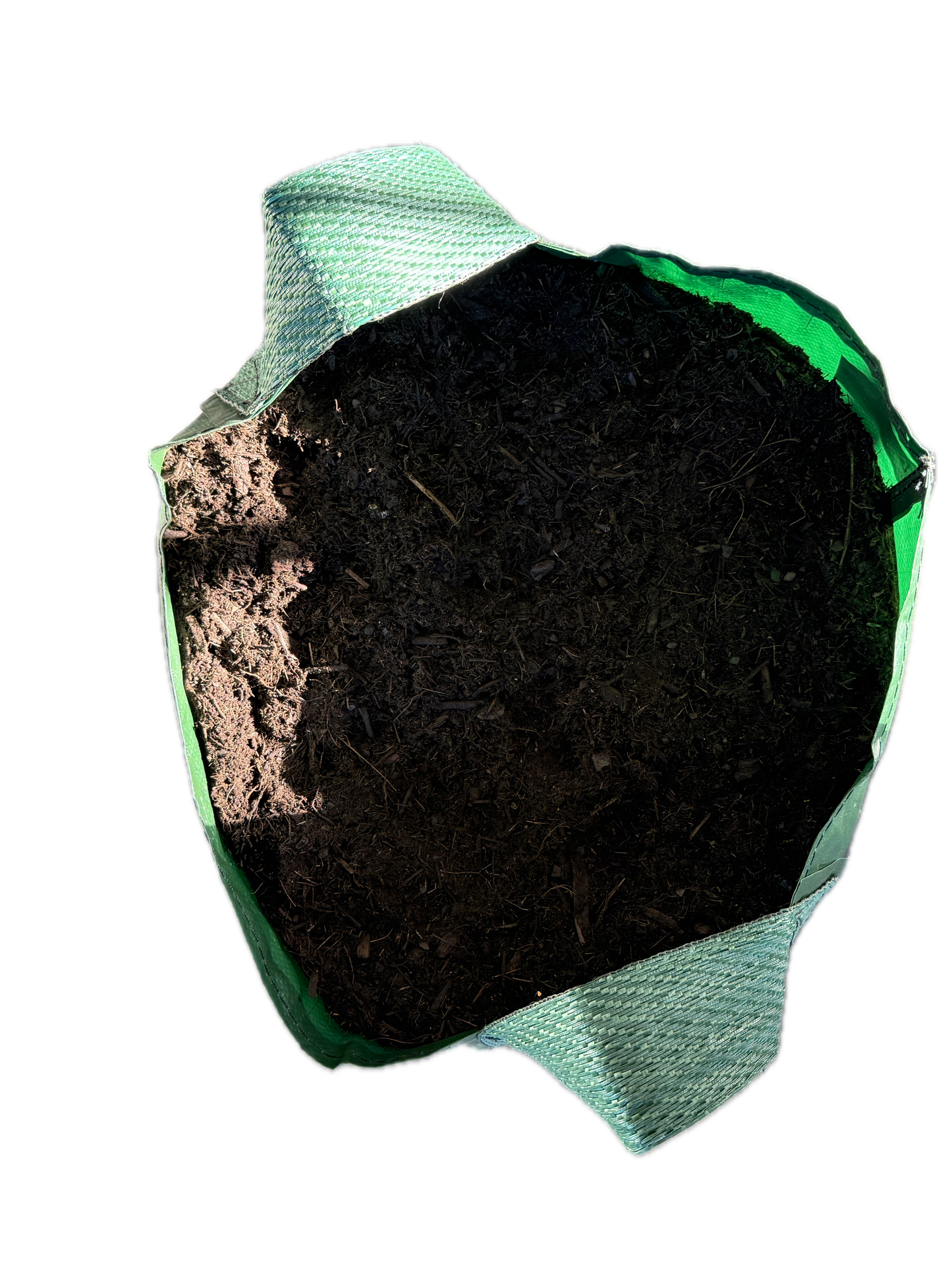 Planter King® 75L Planter Bag with Handles, Green HDPE Plant Bag (46 x 46 cm)