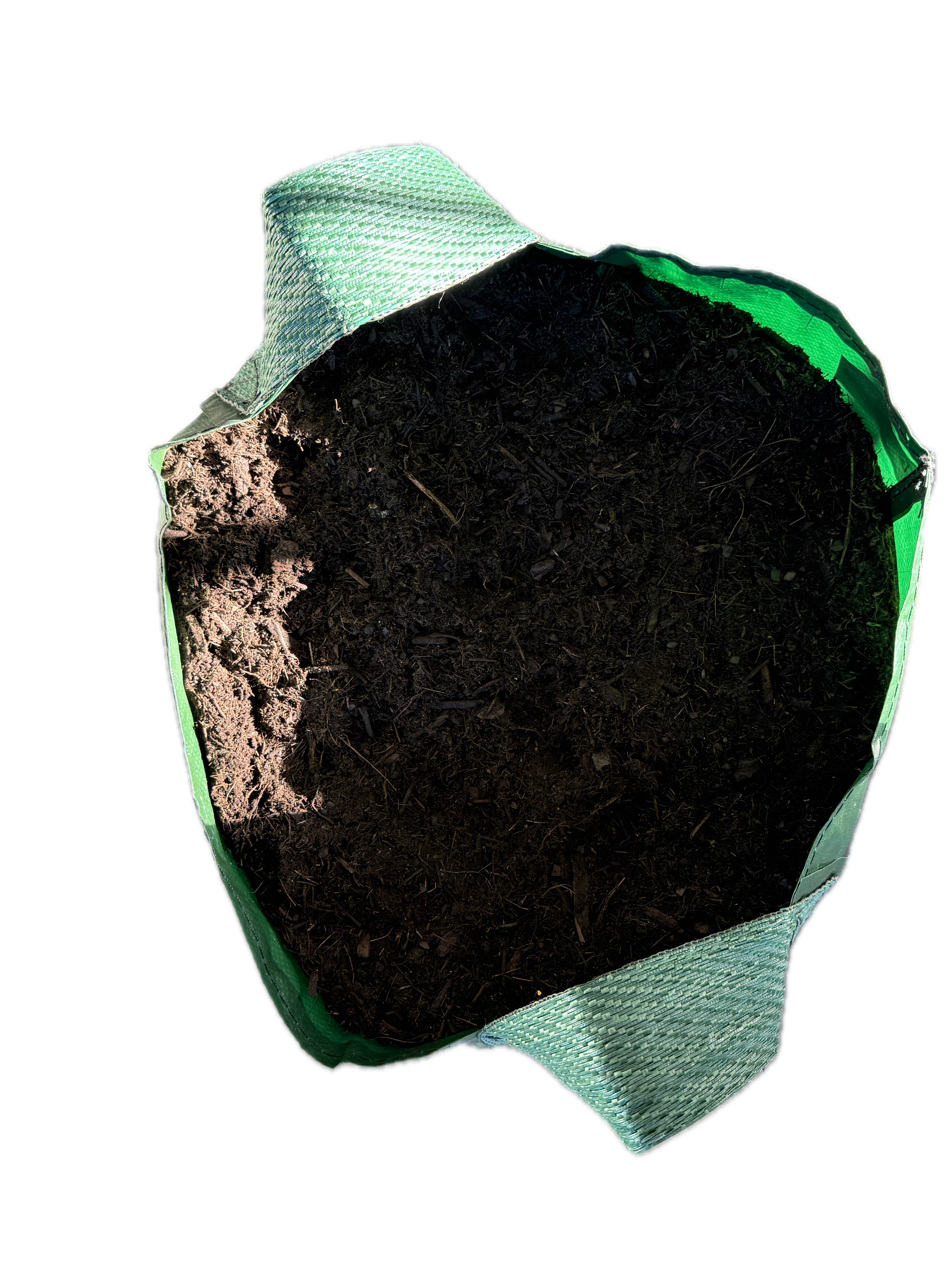 Planter King® 75L Planter Bag with Handles, Green HDPE Plant Bag (46 x 46 cm)