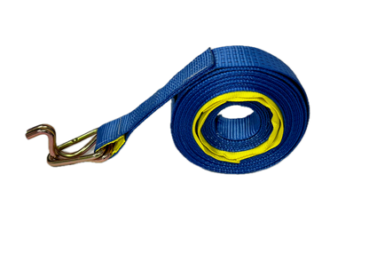 Heavy Duty Ratchet Tie Down Kit with Hook and Keeper - 50mm x 9m - LC 2500kg - Blue Pack of 5