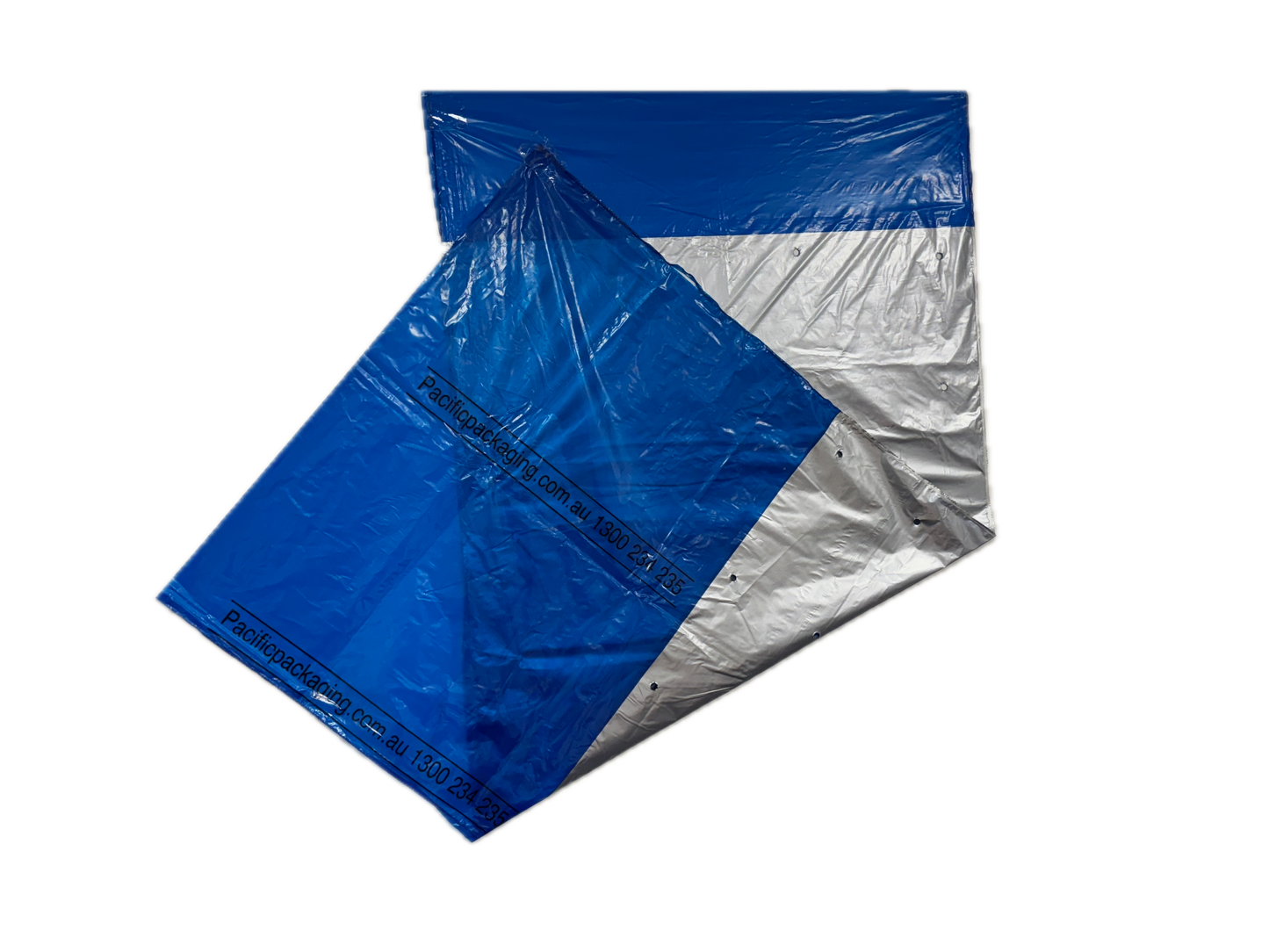 Banana Bunch Cover 80 x 160cm Silver Both Sides 40um (200 per Carton) – Blue