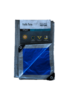 Woven Polypropylene Tarp - 1.8 x 2.4m Tarpaulin