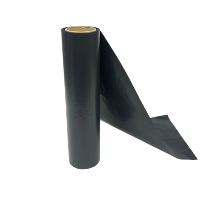 BLACK LDPE CENTRE FOLD SHEET ON ROLL - 0.100MM X 1M/2M(W) X 5M(L)