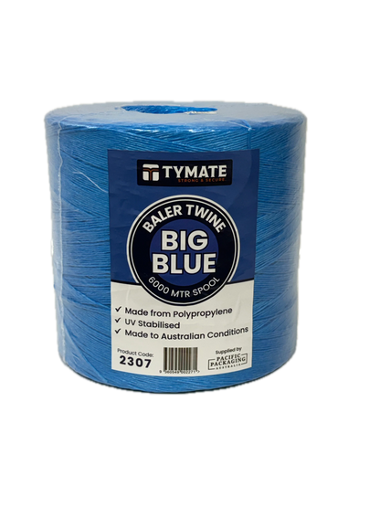 Big Blue polypropylene baler twine on a 6kg roll