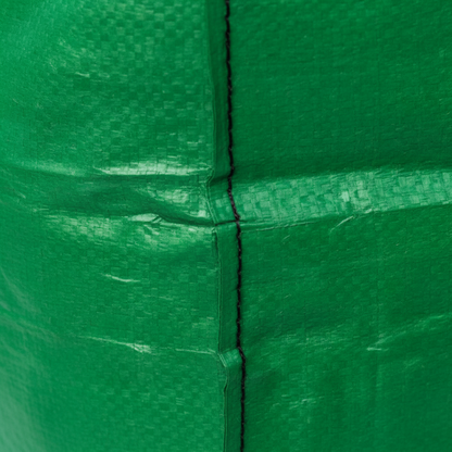 Close up of a Pacific Packaging Australia Garden Bag showcasing the strong seams.