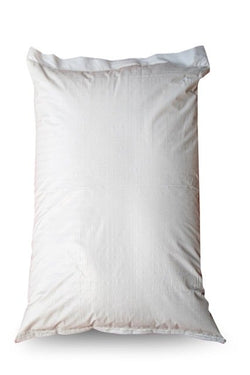 White pillow on a white background