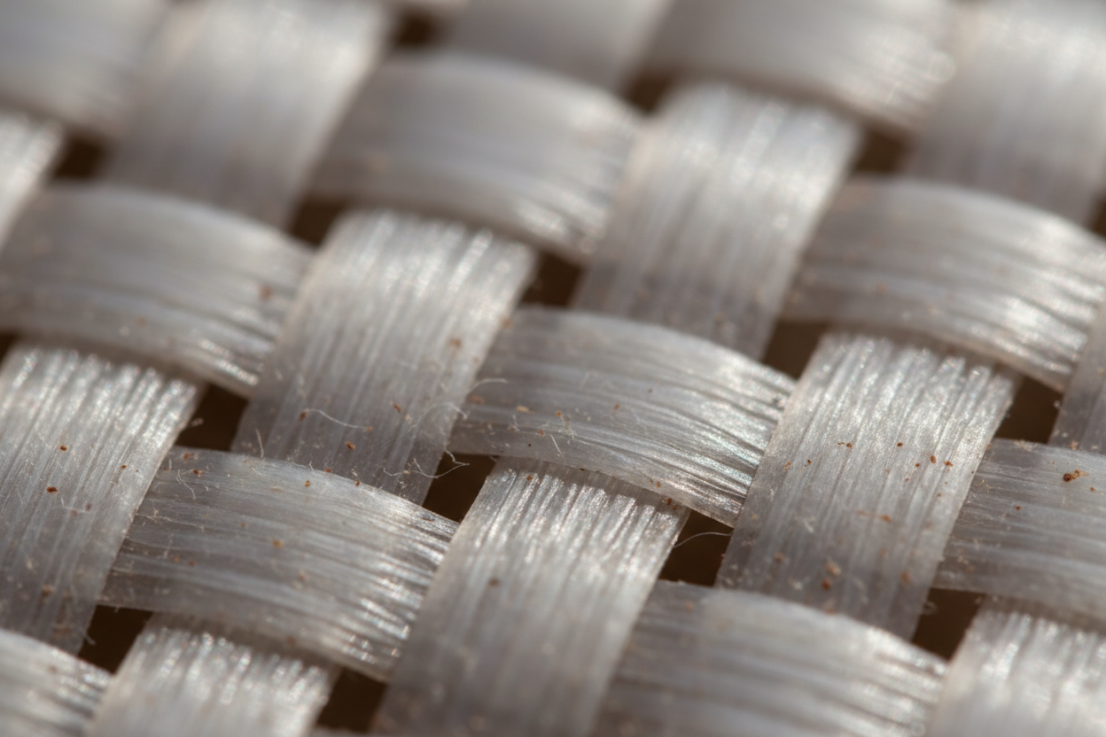 Close-up of woven Pacific Packaging Australia Bag with a textured pattern
