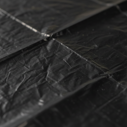 Black LDPE Builders Film - 0.50 mm x 1 m / 2 m x 200 m (Recycled)