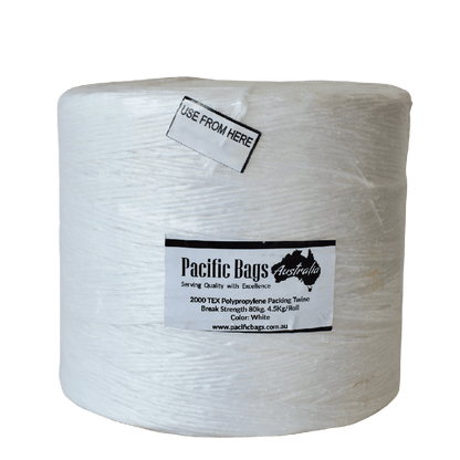 PP Baler Twine – White – 2000 TEX – 80kgf Strength