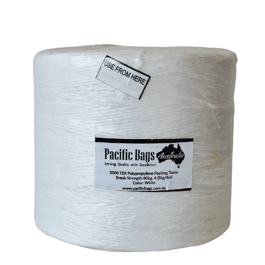 Poly Bale White Twine - 2000 TEX - Break Strength 80 KG