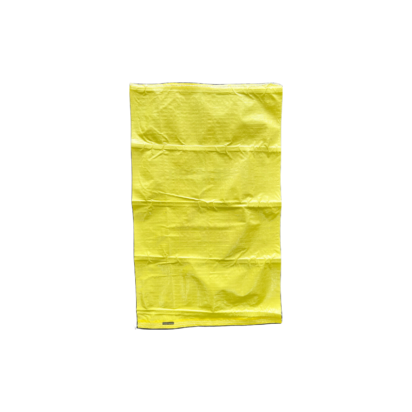 Woven Polypropylene - Printed Yellow Firewood Bag 56 x 91 CM