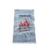 Woven Polypropylene - Printed Transparent Firewood Bag 50 x 80 CM