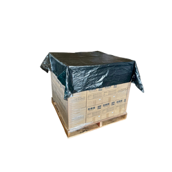 Pallet Cap 1680 x1680mm 20um ( 250pcs/roll) -  HDPE Black