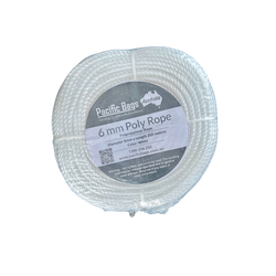 White Polypropylene Rope 6mm x 250m