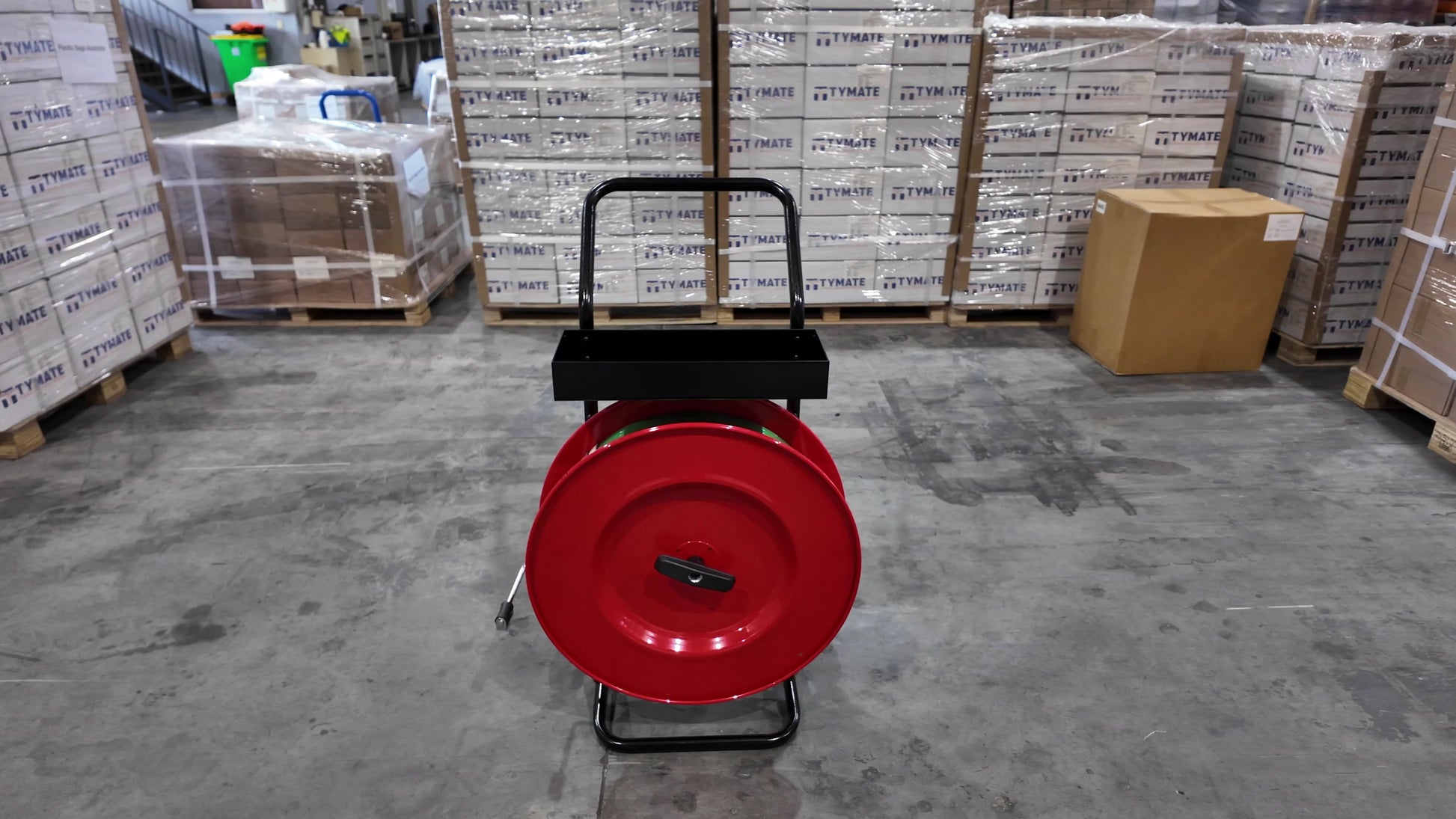 406mm polyester strapping — smooth — pallet securing