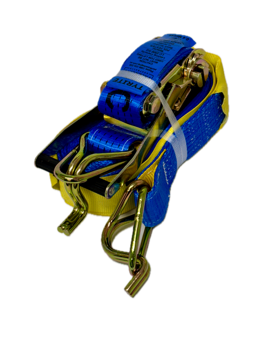 Ratchet Tie Down - 6m x 35mm - Swan Hook - LC 1500kg - BLUE
