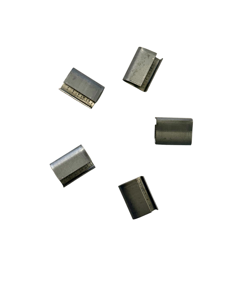 PP/PET SERRATED STRAPPING SEALS - 19MM (1000 PER BOX)