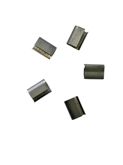 PP/PET SERRATED STRAPPING SEALS - 19MM (1000 PER BOX)
