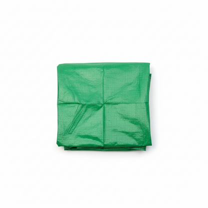 A Pacific Packaging Australia Garden Bag folded on a white backround.