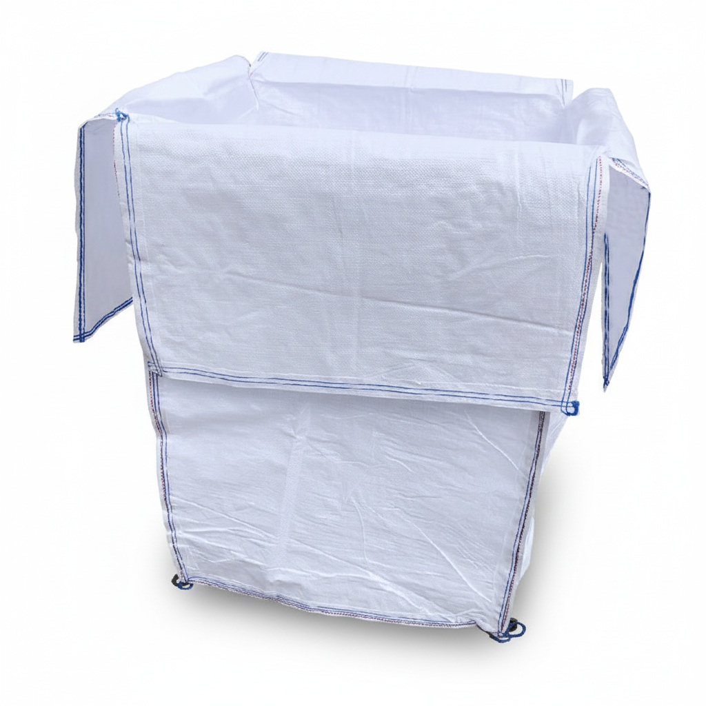 A Pacific Packaging Australia Woven Polypropylene Wool Pack on a white backround.