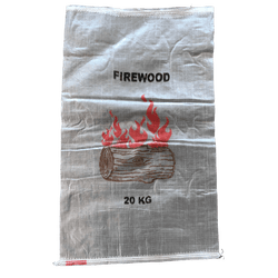 Woven Polypropylene - Printed Transparent Firewood Bag 56 x 91 CM