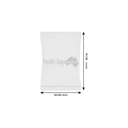 Woven Polypropylene - Transparent Medium Bag - 56 x 91 CM