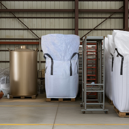 1.0 Tonne - Duffle Top Closed Bottom - Bulk Bag- 90 x 90 x 100 CM