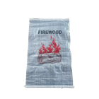 Woven Polypropylene - Printed Transparent Firewood Bag 50 x 80 CM