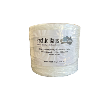 Poly Bale White Twine - 3000 TEX - Break Strength 120 KG